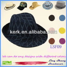 LSF09 2014 Plain Checked Designer Hat mens design hard hats